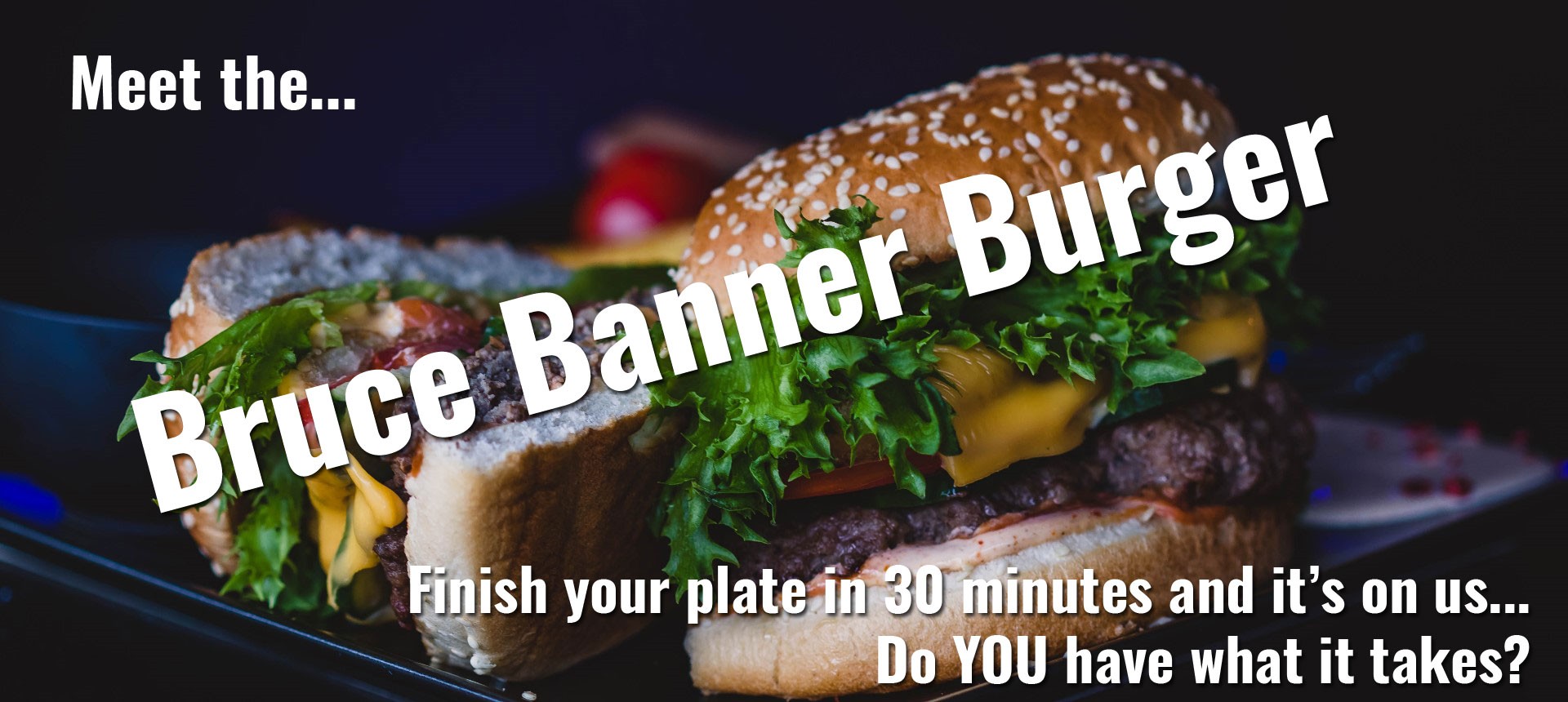 The Bruce Banner Burger - Resolve Bar & Grill Blackfalds AB